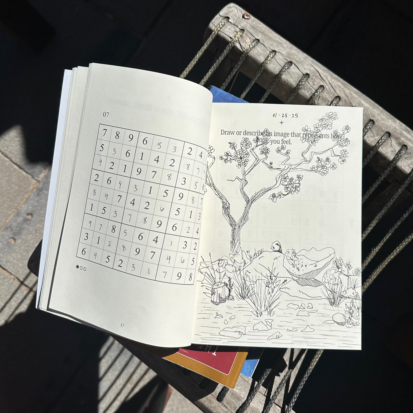 Daily Mindfulness Journal + Sudoku Puzzles