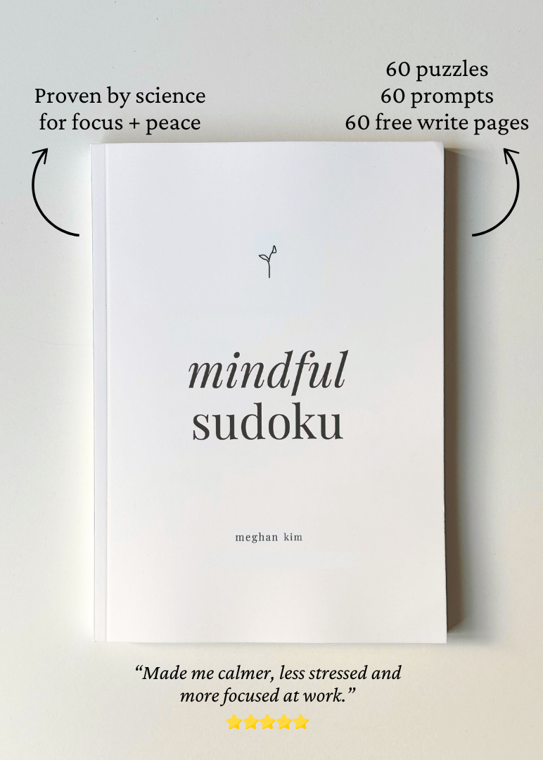 Daily Mindfulness Journal + Sudoku Puzzles